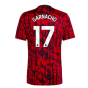 2023-2024 Man Utd Pre-Match Shirt (Red) (Garnacho 17)