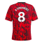 2023-2024 Man Utd Pre-Match Shirt (Red) - Kids (B Fernandes 8)