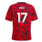 2023-2024 Man Utd Pre-Match Shirt (Red) - Kids (Fred 17)