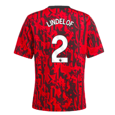 2023-2024 Man Utd Pre-Match Shirt (Red) - Kids (Lindelof 2)