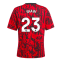 2023-2024 Man Utd Pre-Match Shirt (Red) - Kids (Shaw 23)