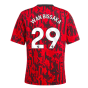 2023-2024 Man Utd Pre-Match Shirt (Red) - Kids (Wan Bissaka 29)
