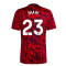 2023-2024 Man Utd Pre-Match Shirt (Red) (Shaw 23)