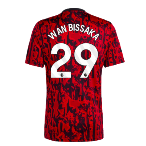 2023-2024 Man Utd Pre-Match Shirt (Red) (Wan Bissaka 29)