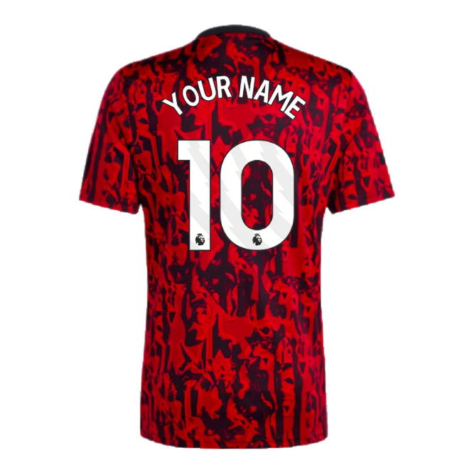2023-2024 Man Utd Pre-Match Shirt (Red) (Your Name)