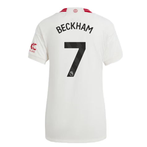 2023-2024 Man Utd Third Shirt (Ladies) (Beckham 7)