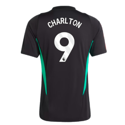2023-2024 Man Utd Training Jersey (Black) (Charlton 9)