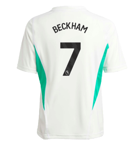 2023-2024 Man Utd Training Jersey (White) - Kids (Beckham 7)