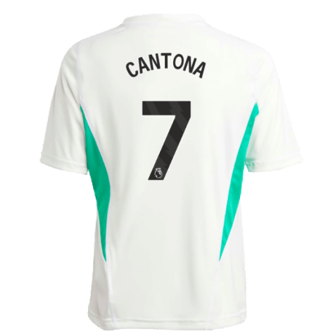 2023-2024 Man Utd Training Jersey (White) - Kids (Cantona 7)