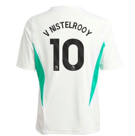 2023-2024 Man Utd Training Jersey (White) - Kids (V Nistelrooy 10)