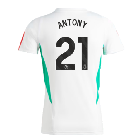 2023-2024 Man Utd Training Jersey (White) - Ladies (Antony 21)