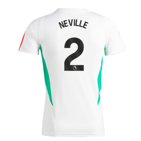 2023-2024 Man Utd Training Jersey (White) - Ladies (Neville 2)