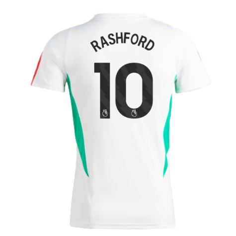 2023-2024 Man Utd Training Jersey (White) - Ladies (Rashford 10)