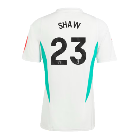 2023-2024 Man Utd Training Jersey (White) (Shaw 23)