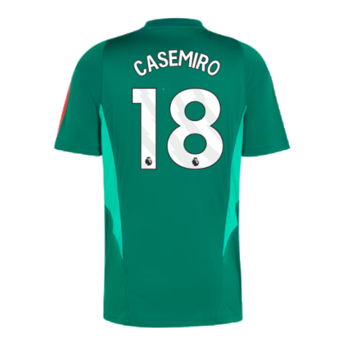 2023-2024 Man Utd Training Shirt (Green) (Casemiro 18)