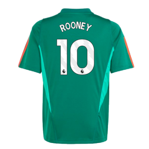 2023-2024 Man Utd Training Shirt (Green) - Kids (Rooney 10)
