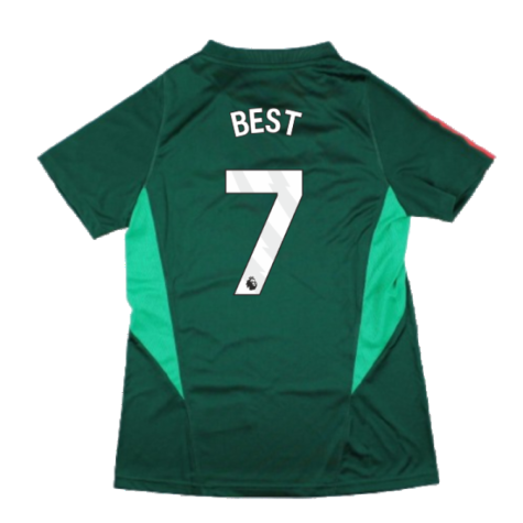 2023-2024 Man Utd Training Shirt (Green) - Ladies (Best 7)