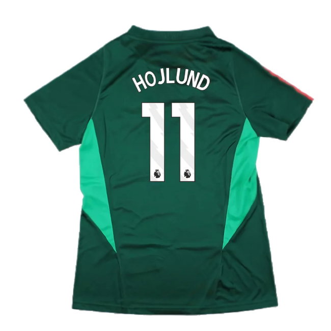 2023-2024 Man Utd Training Shirt (Green) - Ladies (Hojlund 11)