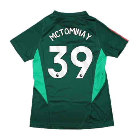 2023-2024 Man Utd Training Shirt (Green) - Ladies (McTominay 39)