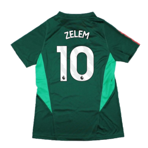 2023-2024 Man Utd Training Shirt (Green) - Ladies (Zelem 10)