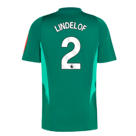 2023-2024 Man Utd Training Shirt (Green) (Lindelof 2)