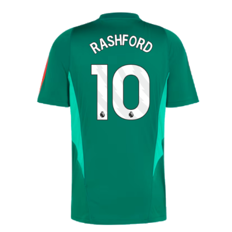 2023-2024 Man Utd Training Shirt (Green) (Rashford 10)