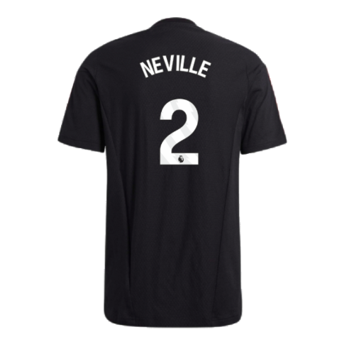 2023-2024 Man Utd Training Tee (Black) (Neville 2)