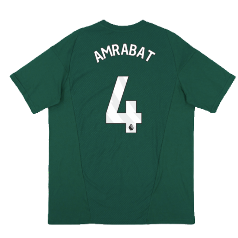 2023-2024 Man Utd Training Tee (Green) (Amrabat 4)