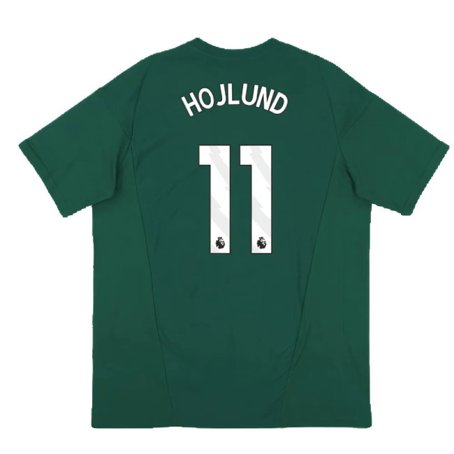 2023-2024 Man Utd Training Tee (Green) (Hojlund 11)