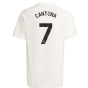 2023-2024 Man Utd Training Tee (White) - Kids (Cantona 7)