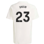 2023-2024 Man Utd Training Tee (White) - Kids (Shaw 23)