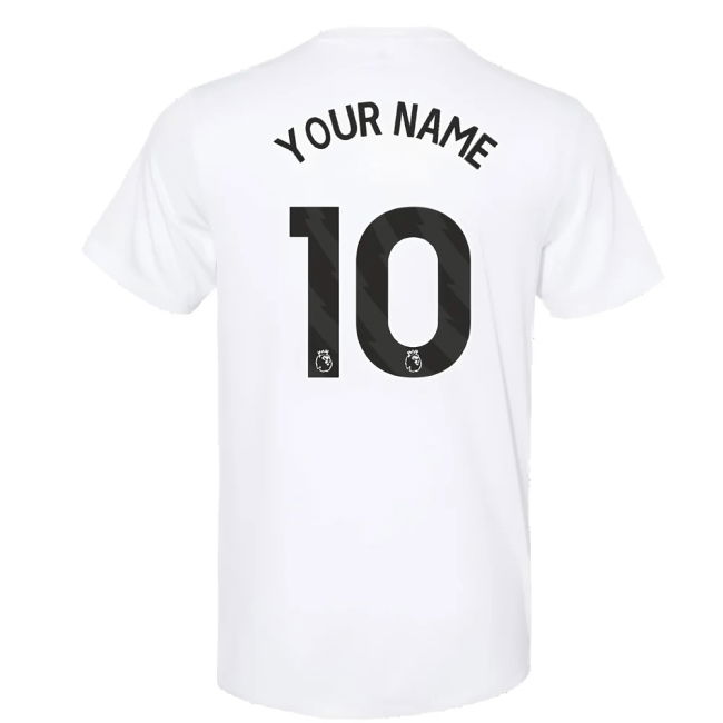 2023-2024 Man Utd Training Tee (White) (Your Name)