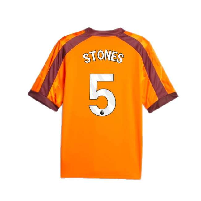 2023-2024 Manchester City eSports Jersey (Orange) (STONES 5)