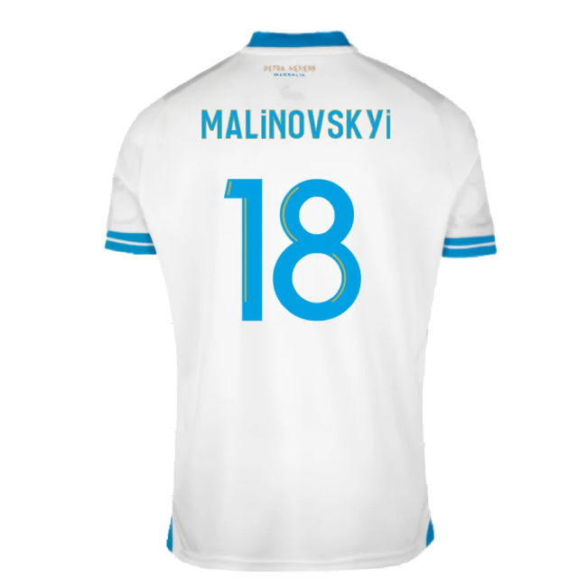 2023-2024 Marseille Home Shirt (Malinovskyi 18)