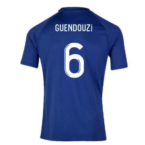 2023-2024 Marseille Pre-Match Jersey (Blue) (Guendouzi 6)