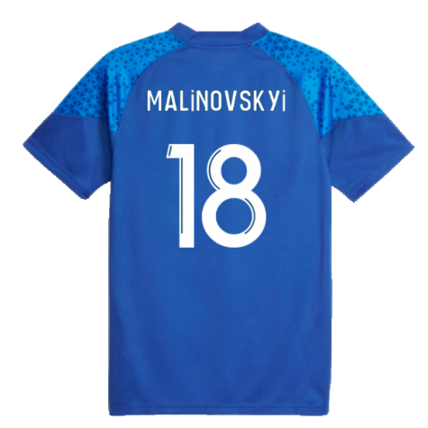2023-2024 Marseille Training Jersey (Blue) (Malinovskyi 18)