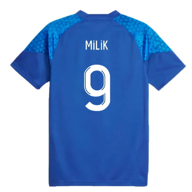 2023-2024 Marseille Training Jersey (Blue) (Milik 9)