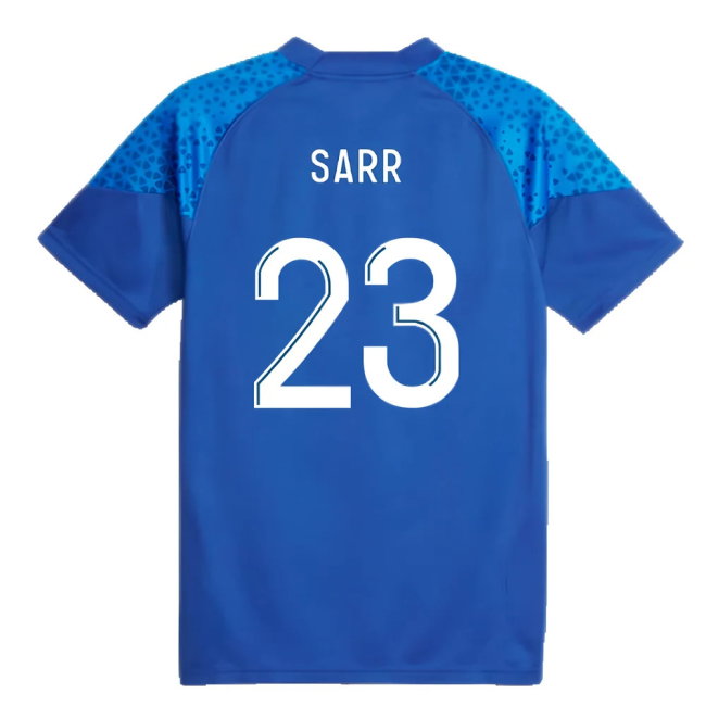 2023-2024 Marseille Training Jersey (Blue) (Sarr 23)