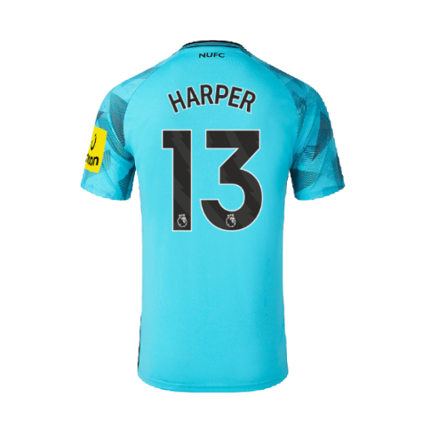2023-2024 Newcastle Away Goalkeeper Shirt (Blue) - Kids (HARPER 13)