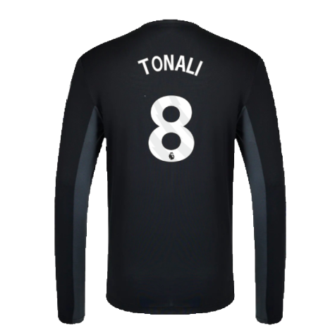 2023-2024 Newcastle Coaches Training Long Sleeve Tee (Black) (Tonali 8)