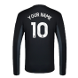 2023-2024 Newcastle Coaches Training Long Sleeve Tee (Black) (Your Name)