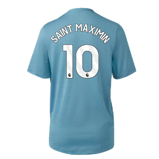 2023-2024 Newcastle Players Training Tee (Bluestone) - Kids (Saint Maximin 10)