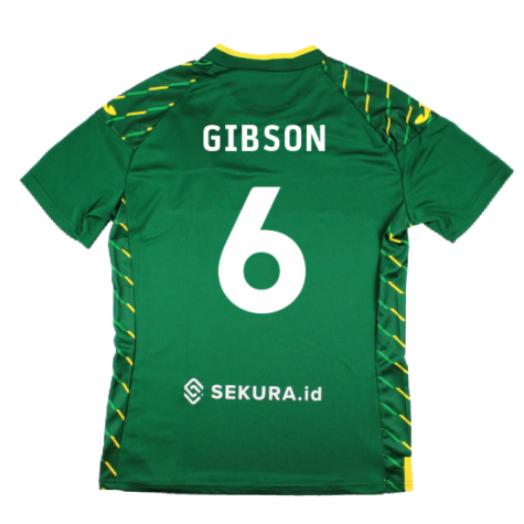2023-2024 Norwich City Away Shirt (Gibson 6)