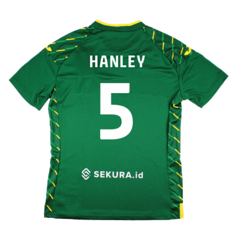 2023-2024 Norwich City Away Shirt (Hanley 5)