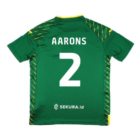 2023-2024 Norwich City Away Shirt (Kids) (Aarons 2)