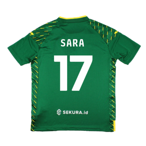2023-2024 Norwich City Away Shirt (Kids) (Sara 17)