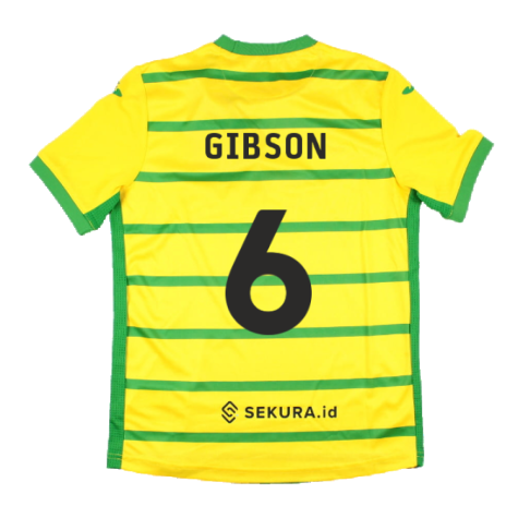 2023-2024 Norwich City Home Shirt (Kids) (Gibson 6)