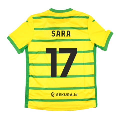 2023-2024 Norwich City Home Shirt (Kids) (Sara 17)