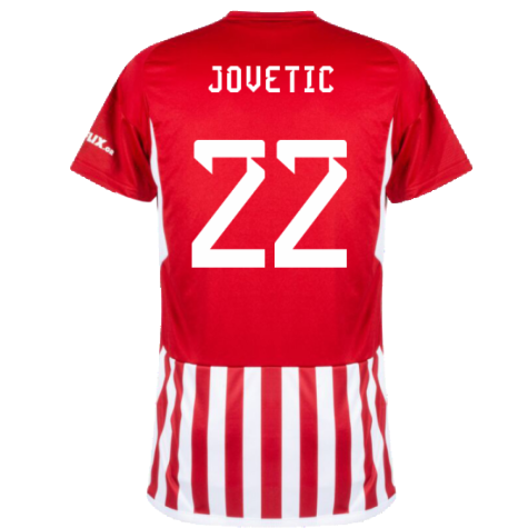 2023-2024 Olympiakos Home Shirt (Jovetic 22)