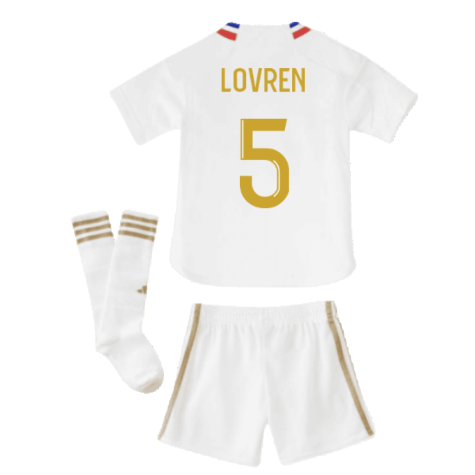 2023-2024 Olympique Lyon Home Mini Kit (Lovren 5)